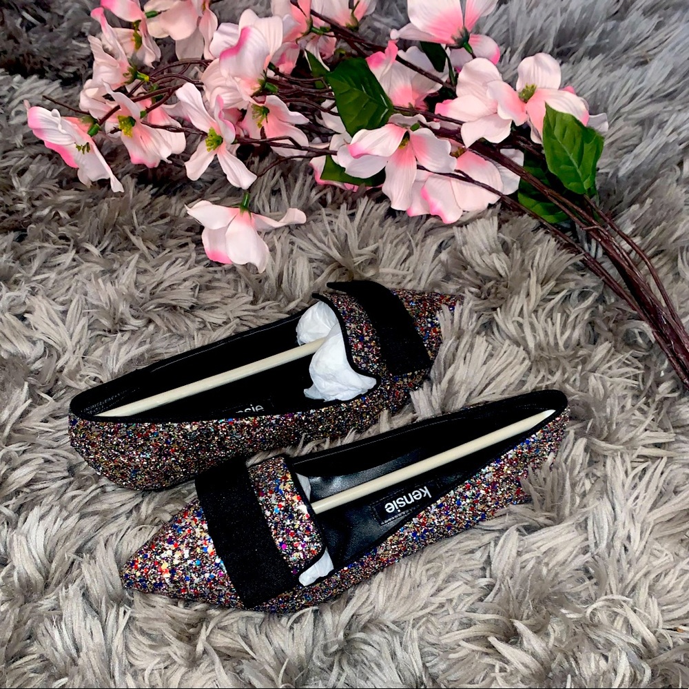 NWT Kensie Sparkly Flats